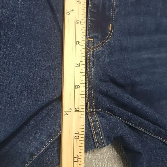 Levis Curvy Skinny Womens 29 (29X29) Jeans Mid Rise Stretch Blue Denim - Picture 7 of 11